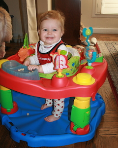 best exersaucer for 5 month old
