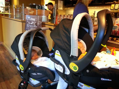 double car seat stroller for twins