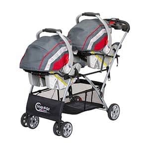 double car seat stroller combo for twins