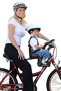 baby carrier while riding bike