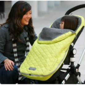 baby stroller with footmuff