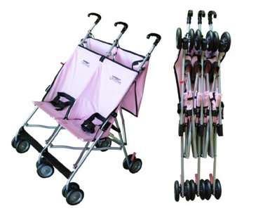 slim double stroller