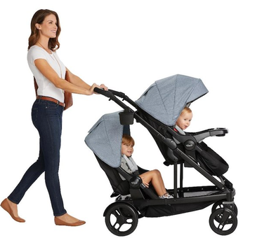 convertible single to double stroller