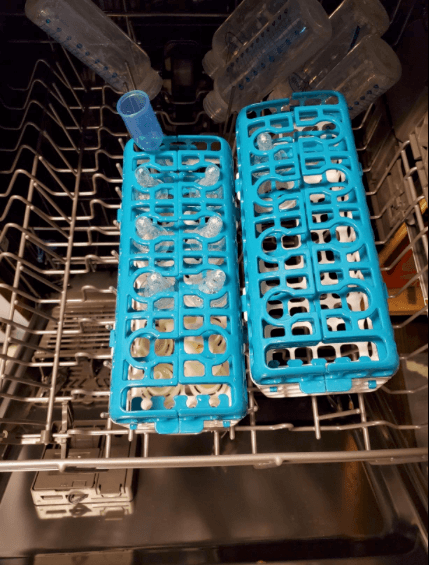 How to store baby bottles in kitchen