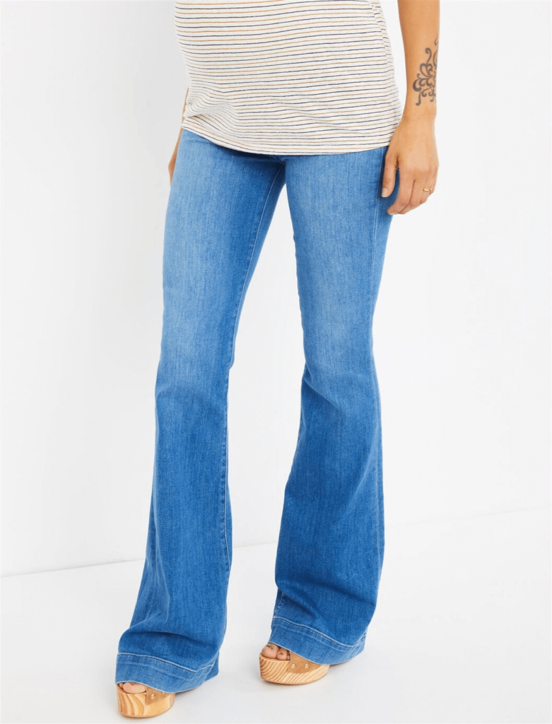 maternity flare jeans