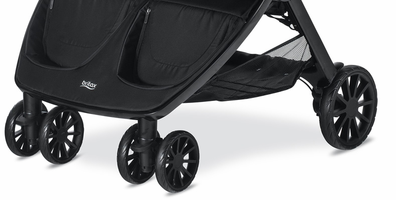 britax b lively double stroller