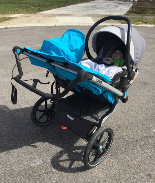 thule double stroller review