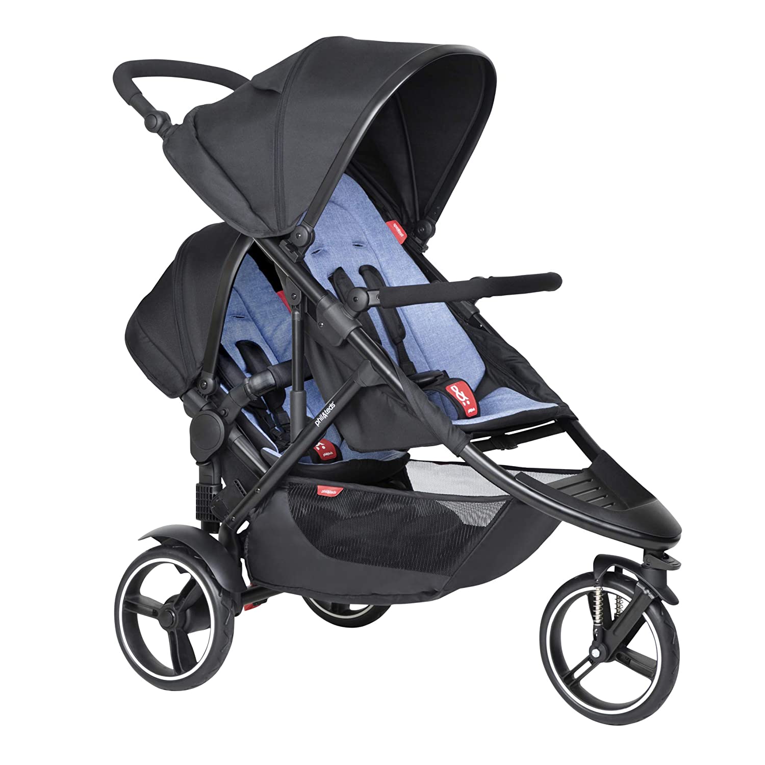 Phil & Ted's Inline Double Strollers are sporty, compact and versatile.