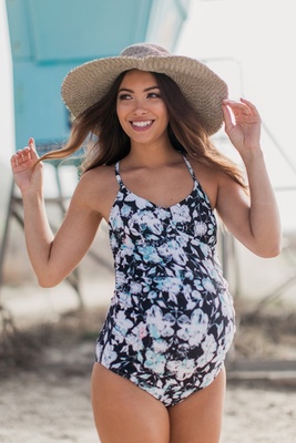 pink blush bathing suits