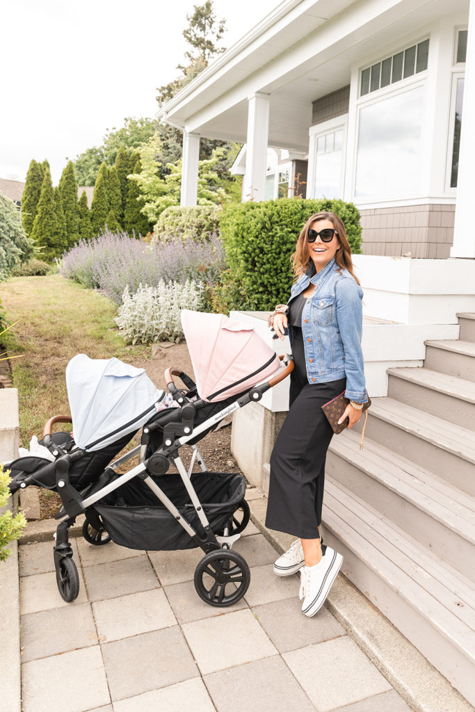 mockingbird stroller pink