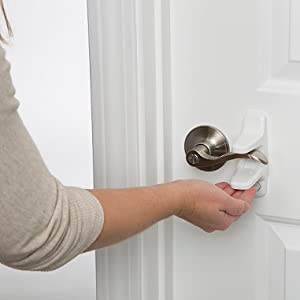 Baby Proofing Door Locks for Kids Safety, Door Knob Child Proof, 4 Pack  Door Lever Locks, No Drilling Door Handle Baby Proof Child Safety Locks for